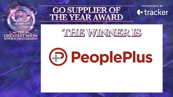 PeoplePlus procurement social value supplier of the year