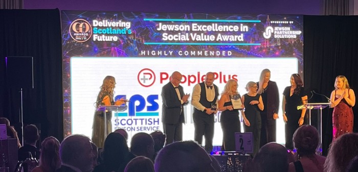 PeoplePlus highly commended award winners at Gp Procurex Scotland