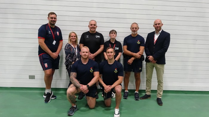 RFL and HMP Lincoln team celebrating success