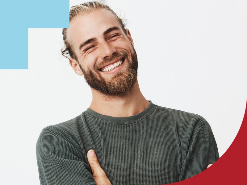 woman painter and decorator sitting on ladder